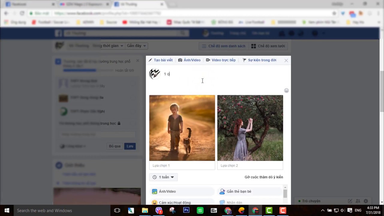 Cách thực hiện cuộc thăm dò ý kiến trên Facebook