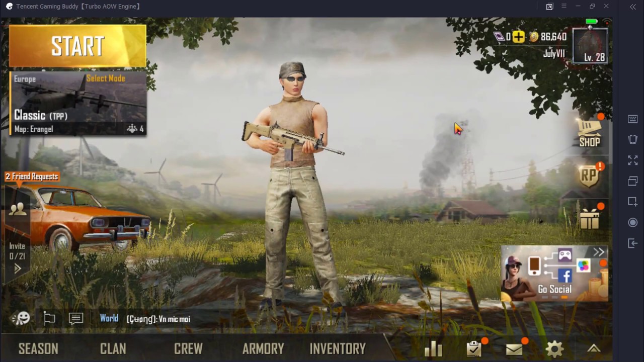 Cách kết bạn chơi game PUBG Mobile