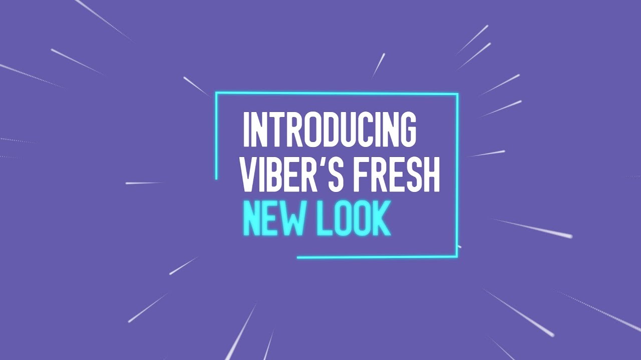 Giao diện mới của Viber