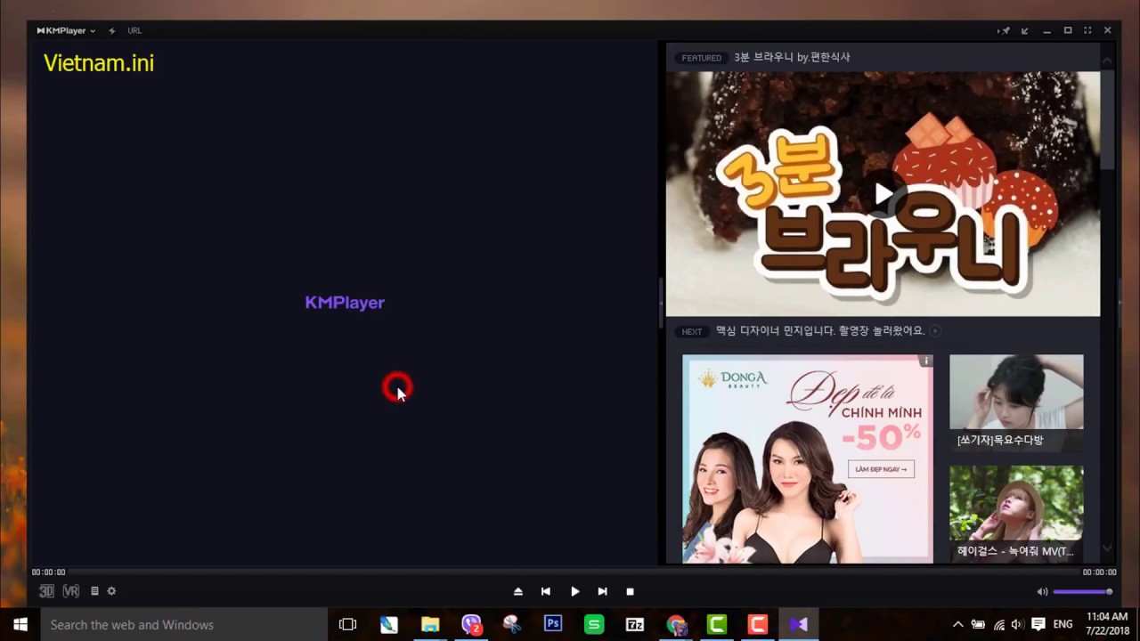 Cách thay đổi ngôn ngữ của KMPlayer
