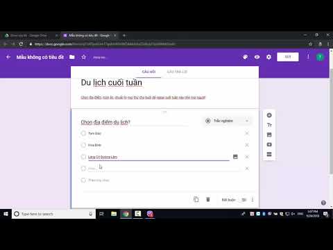 Cách tạo biểu mẫu Google Form trên Google Drive