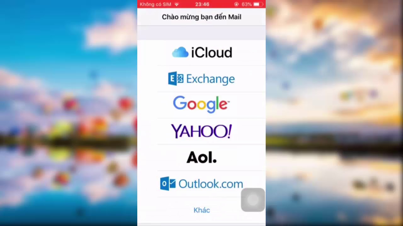 Cách đăng nhập Gmail trên iPhone