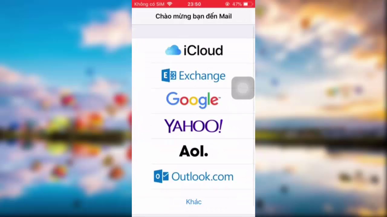 Cách đăng nhập Yahoo Mail trên iPhone