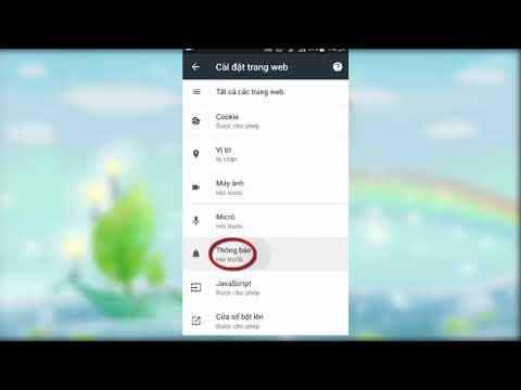 Cách tắt tính năng nhận thông báo trên Chrome