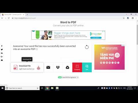 Cách chuyển đổi Word sang PDF online bằng SmallPDF - Download.com.vn