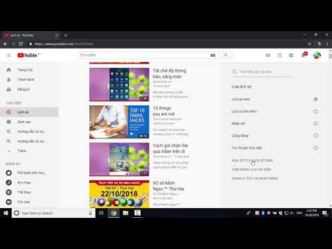 Cách xóa lịch sử xem, lịch sử tìm kiếm trên YouTube máy tính - Download.com.vn