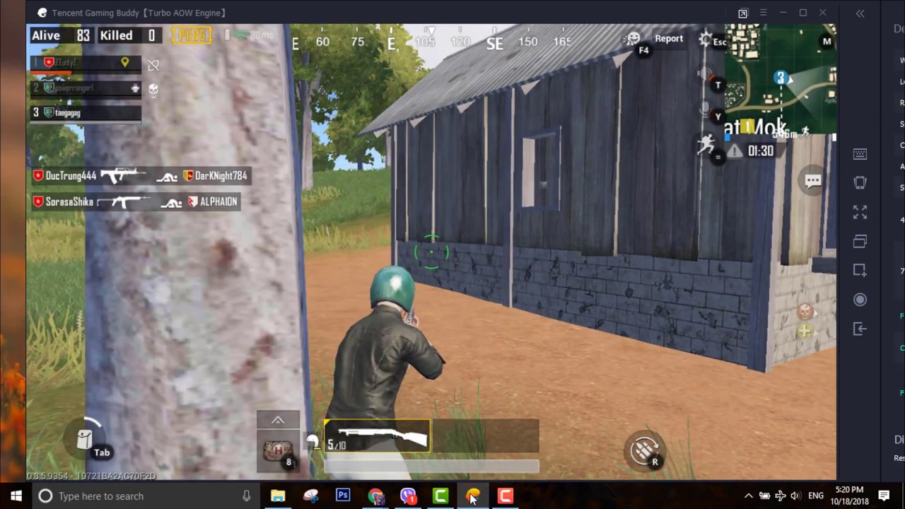 Cách nghiêng người để bắn khi chơi PUBG Mobile