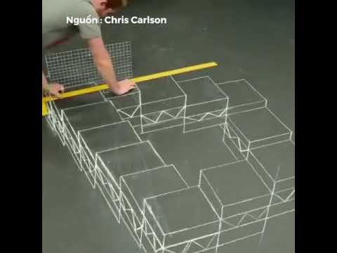Nghệ thuật tạo hình 3D bằng viên phấn