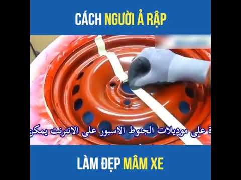 Cách người Ả-Rập làm đẹp mâm xe