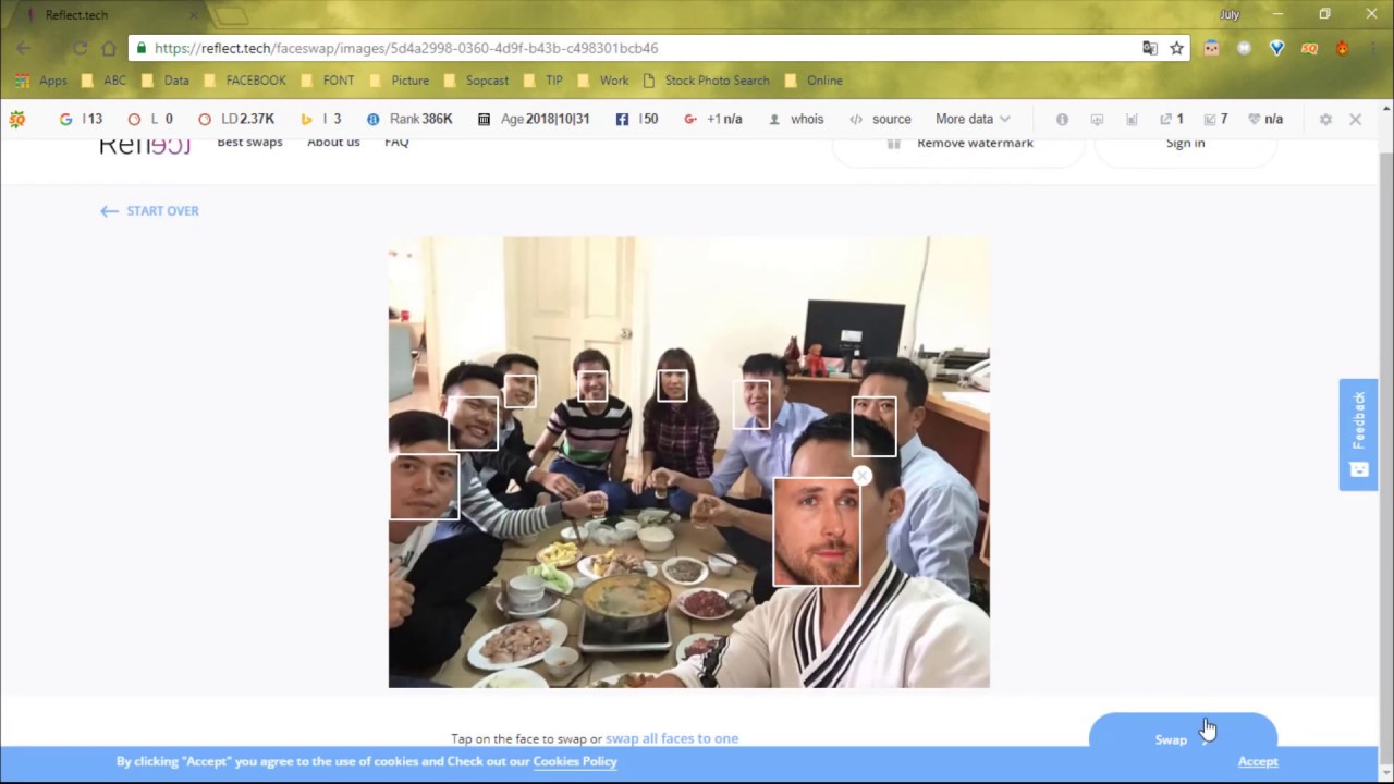 Cách ghép mặt cực nhanh không cần Photoshop