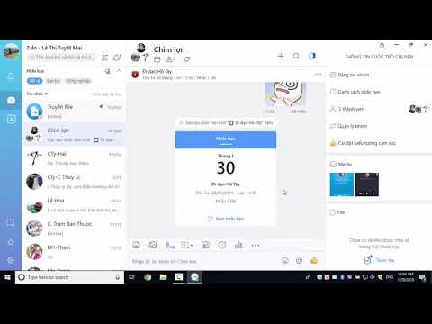 Hướng dẫn tạo lịch hẹn nhóm Zalo trên PC - Download.com.vn