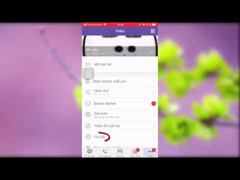 Hướng dẫn đăng xuất tài khoản Viber trên iPhone