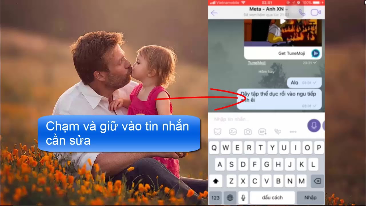 Cách sửa tin nhắn Viber đã gửi trên điện thoại