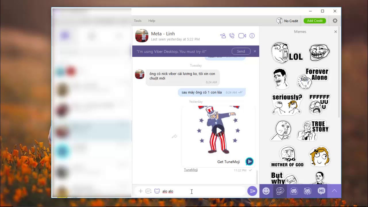 Cách sửa tin nhắn Viber đã gửi trên máy tính