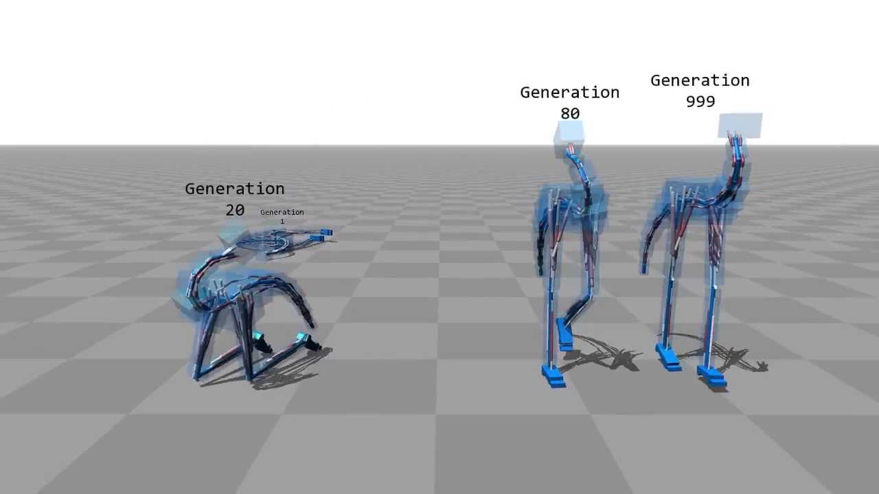 Flexible Muscle-Based Locomotion for Bipedal Creatures