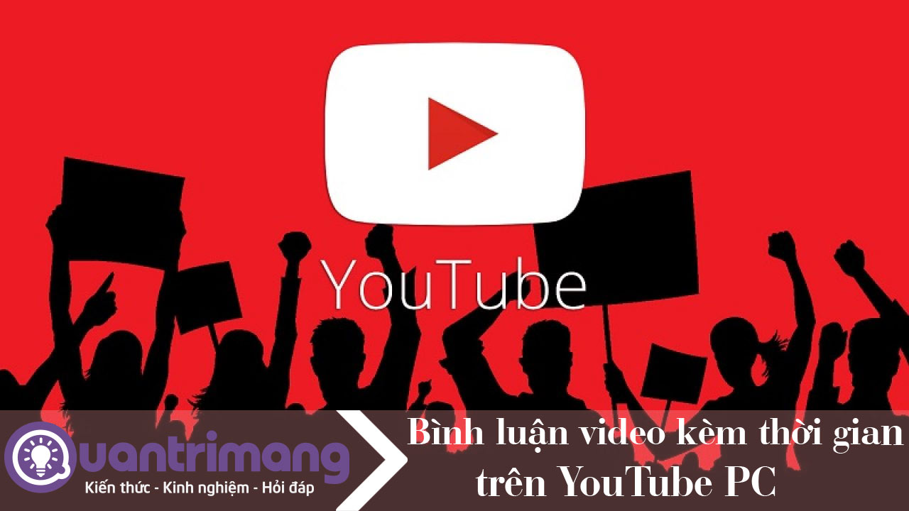 Cách bình luận kèm mốc thời gian YouTube PC