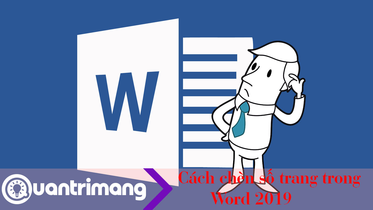 Cách đánh số trang trong Word 2019