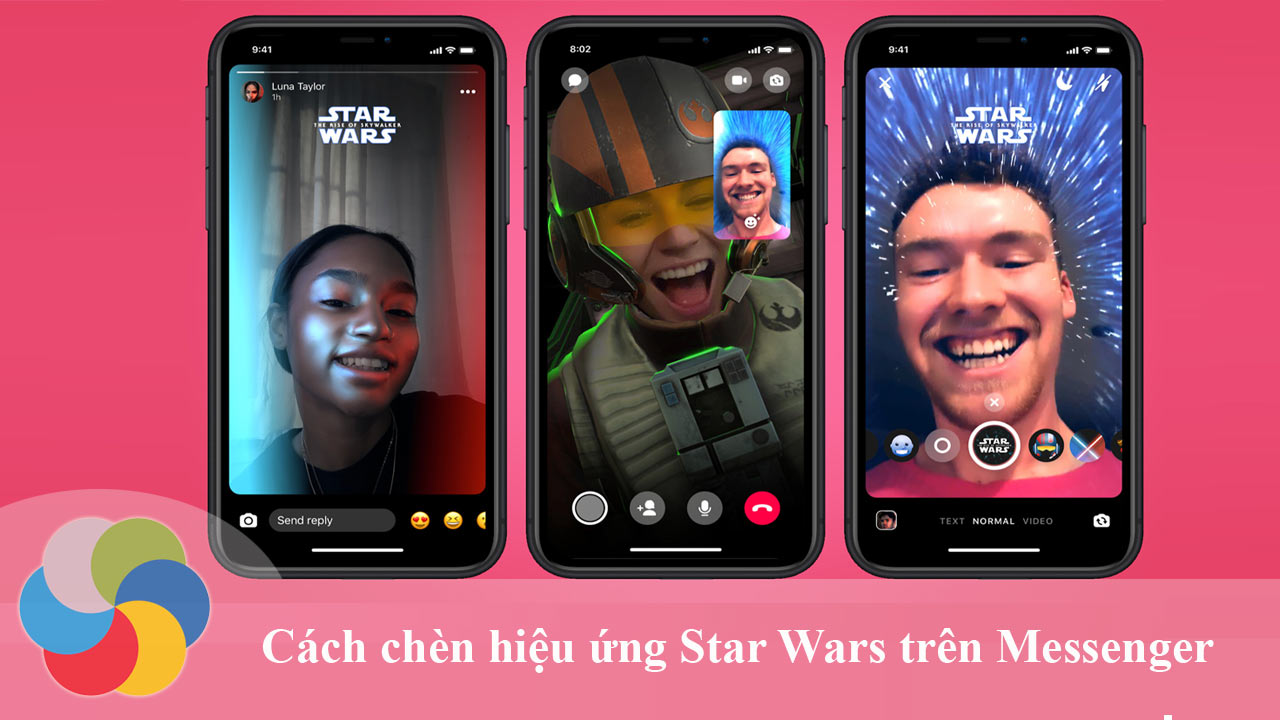 Cách chèn hiệu ứng Star Wars trên Messenger
