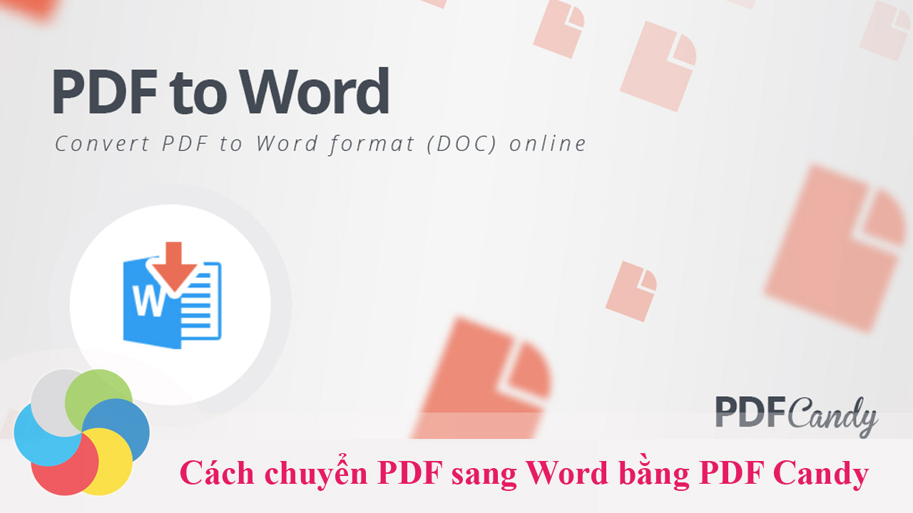 Cách chuyển PDF sang Word bằng PDF Candy