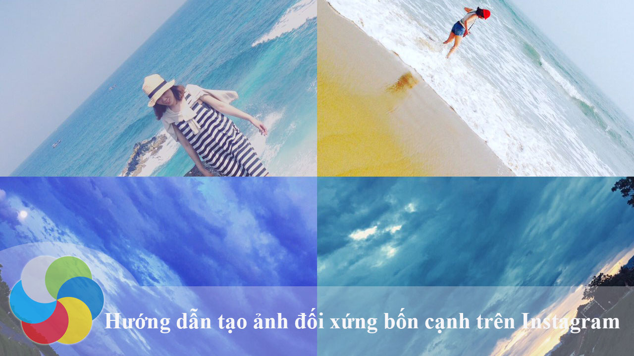 Hướng dẫn tạo ảnh đối xứng bốn cạnh trên Instagram