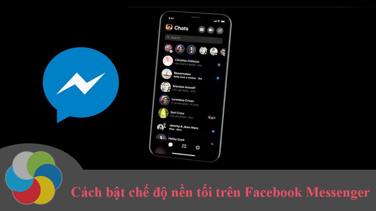 Cách bật chế độ nền tối trên Facebook Messenger