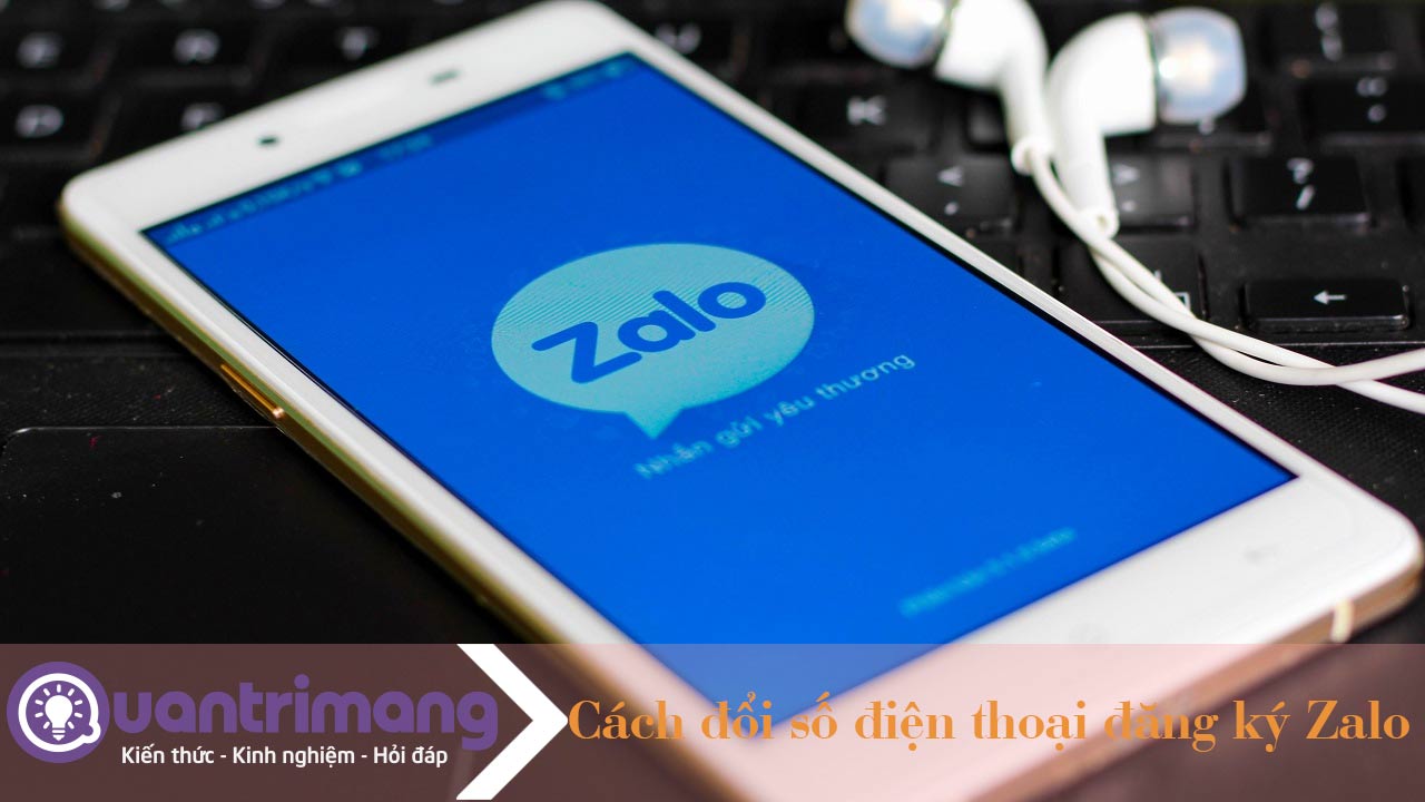 Cách đổi số điện thoại Zalo