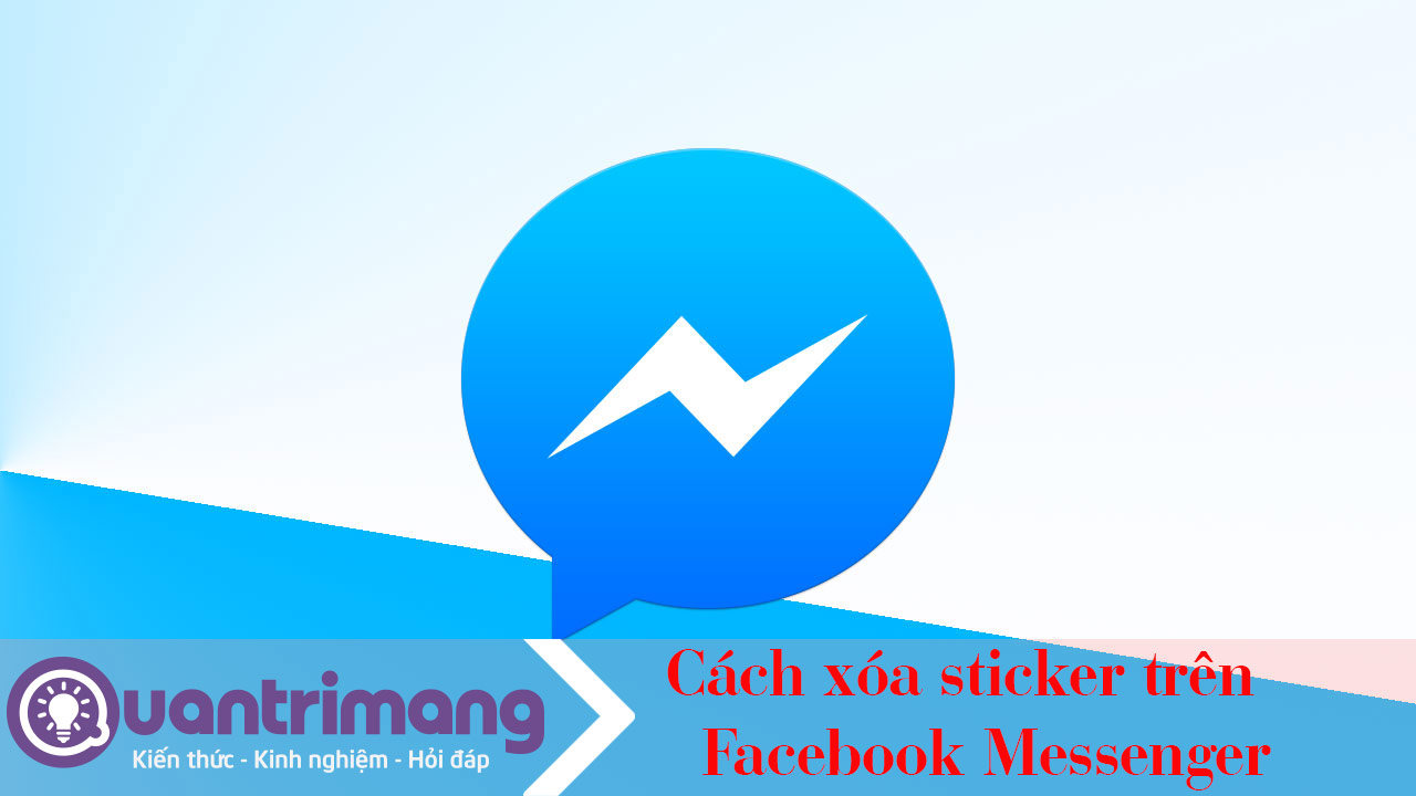 Cách xóa sticker trên Facebook Messenger