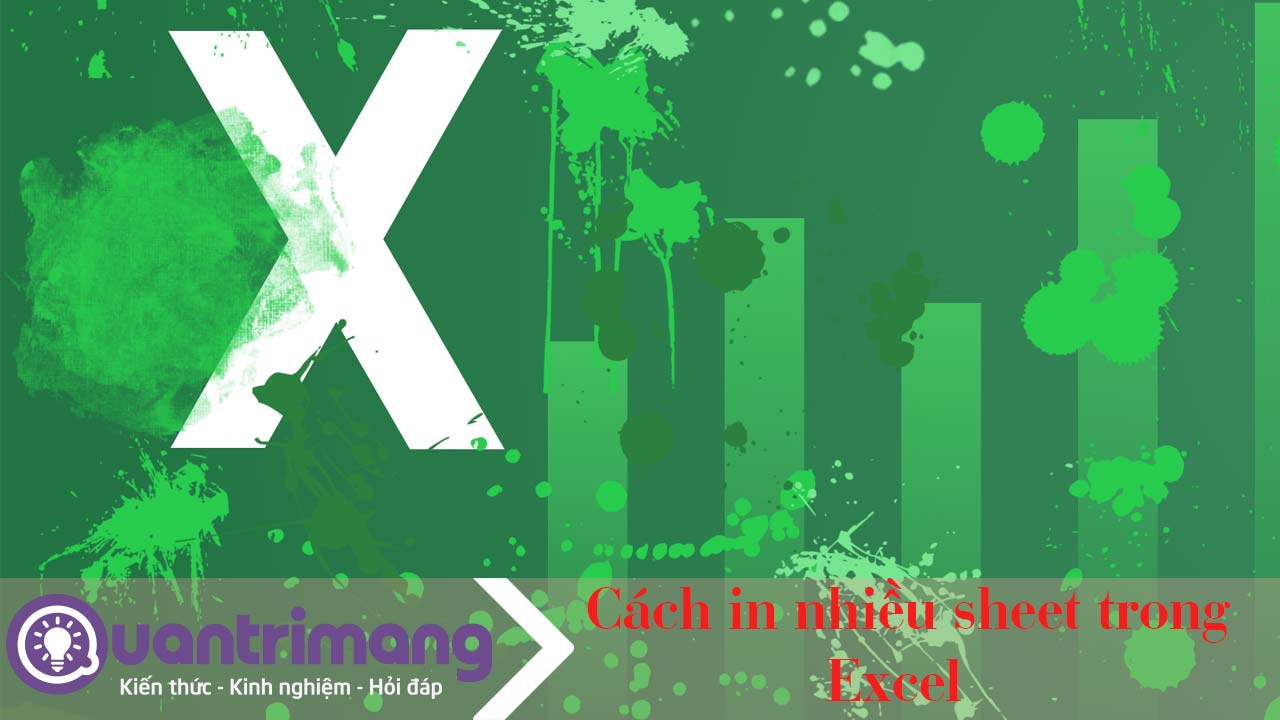 Cách in nhiều sheet trong Excel