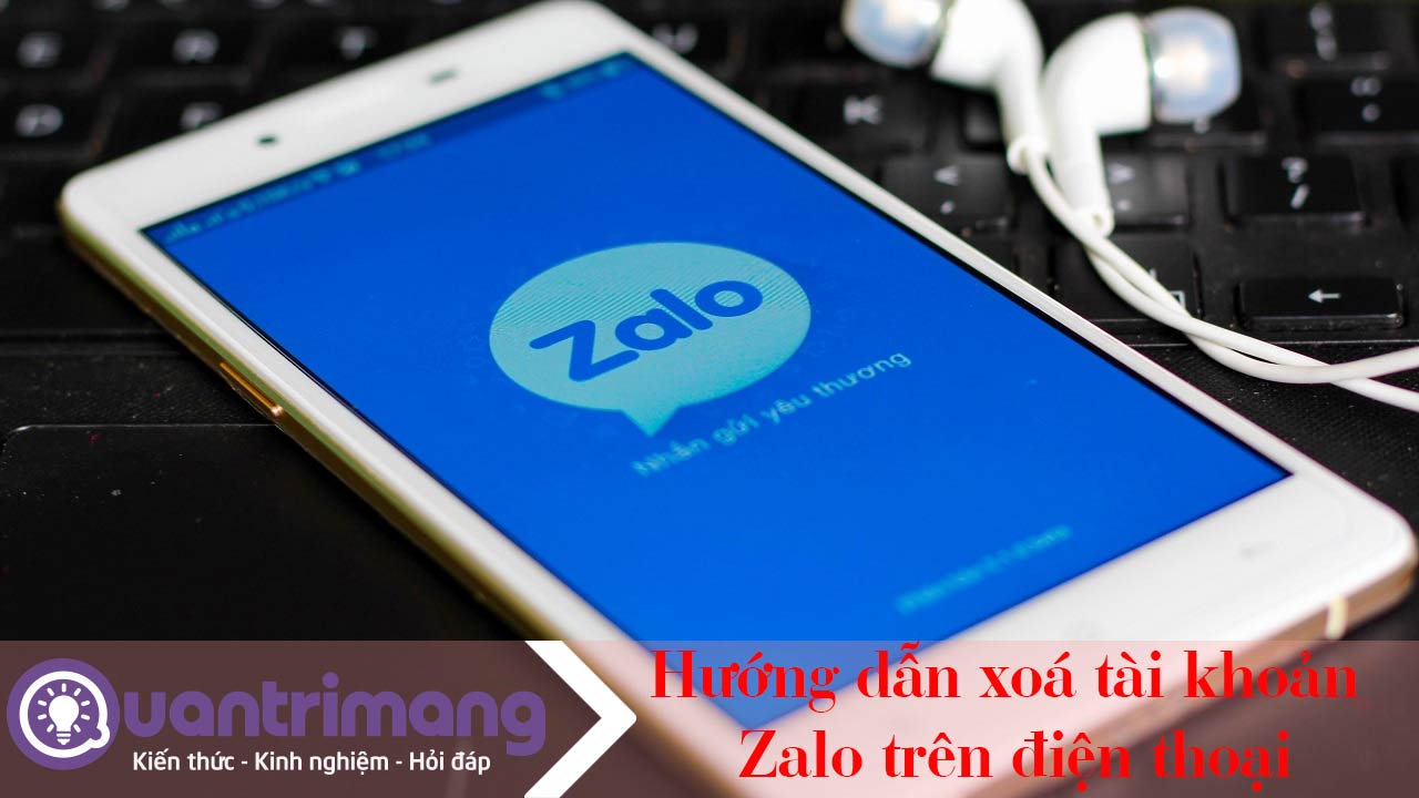 Hướng dẫn xoá tài khoản Zalo trên điện thoại