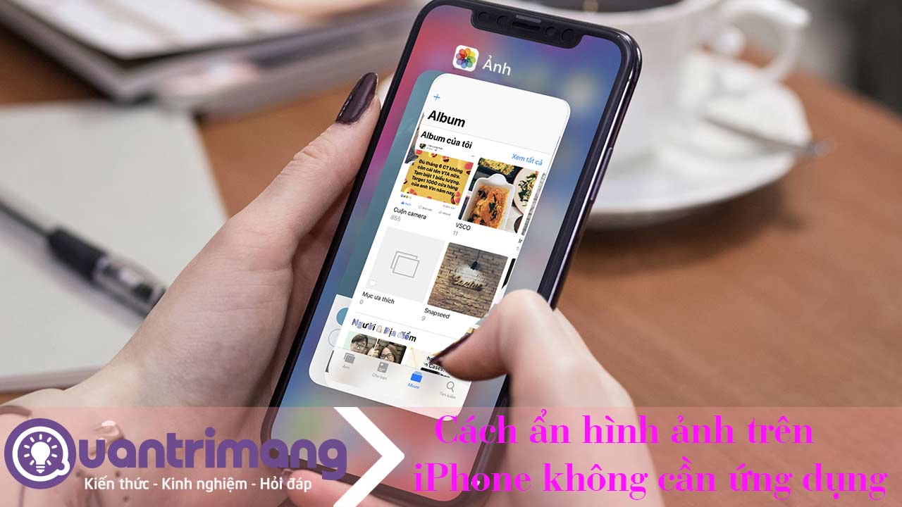 Cách ẩn hình ảnh trên iPhone