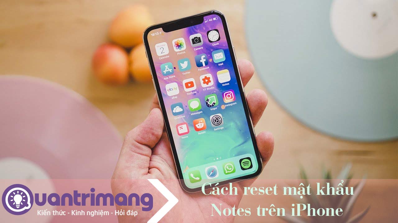 Cách đặt lại mật khẩu ứng dụng Notes iPhone
