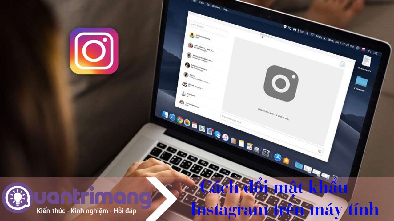 Cách đổi mật khẩu Instagram trên PC