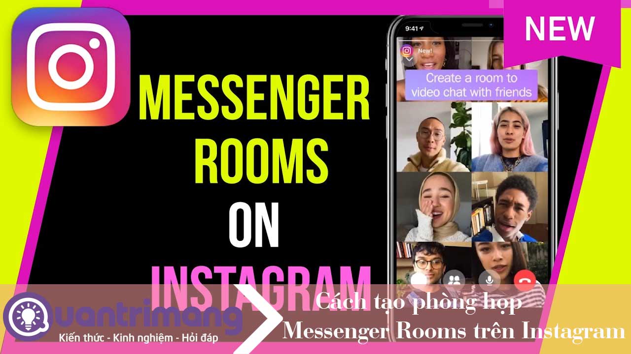 Cách tạo phòng họp Messenger từ Instagram
