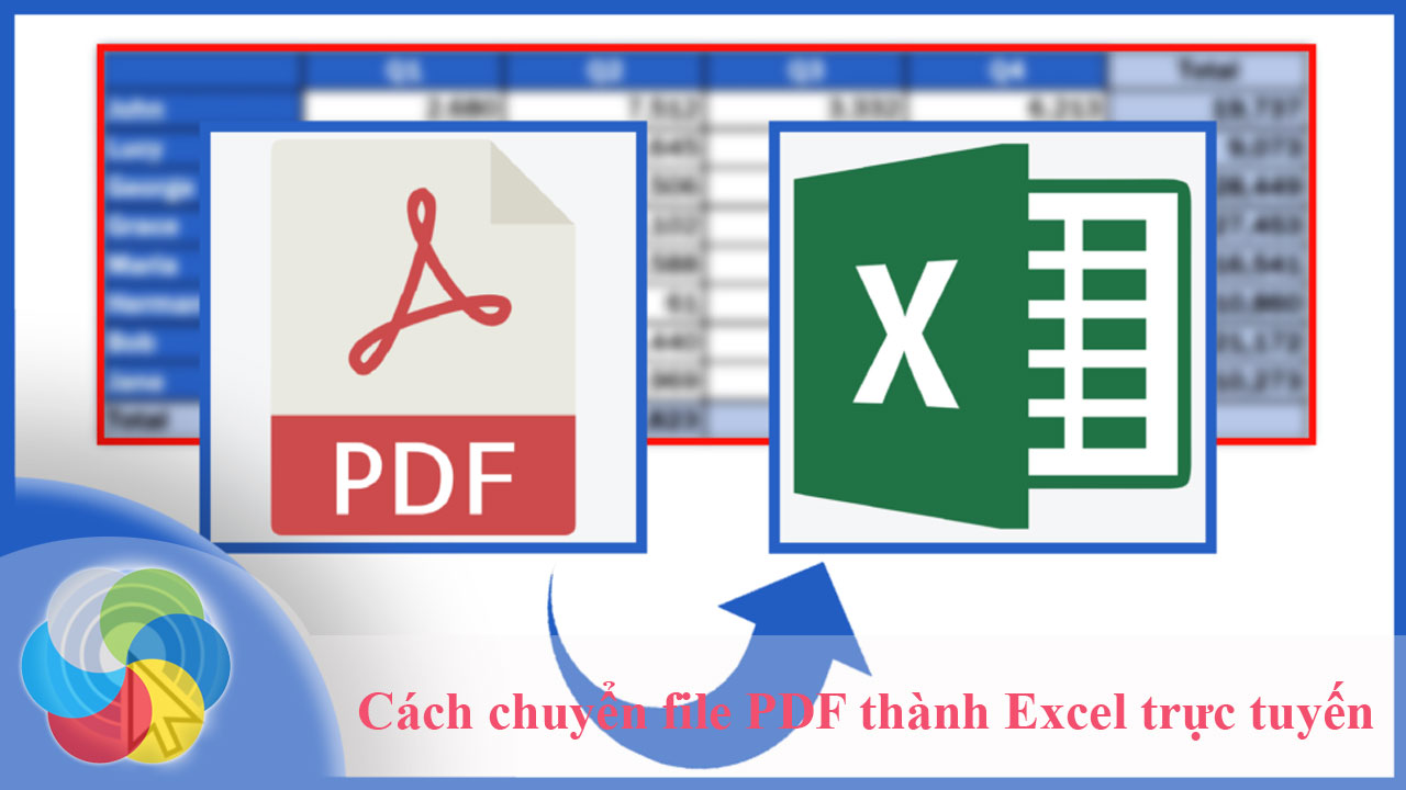 Cách chuyển file PDF thành Excel trực tuyến