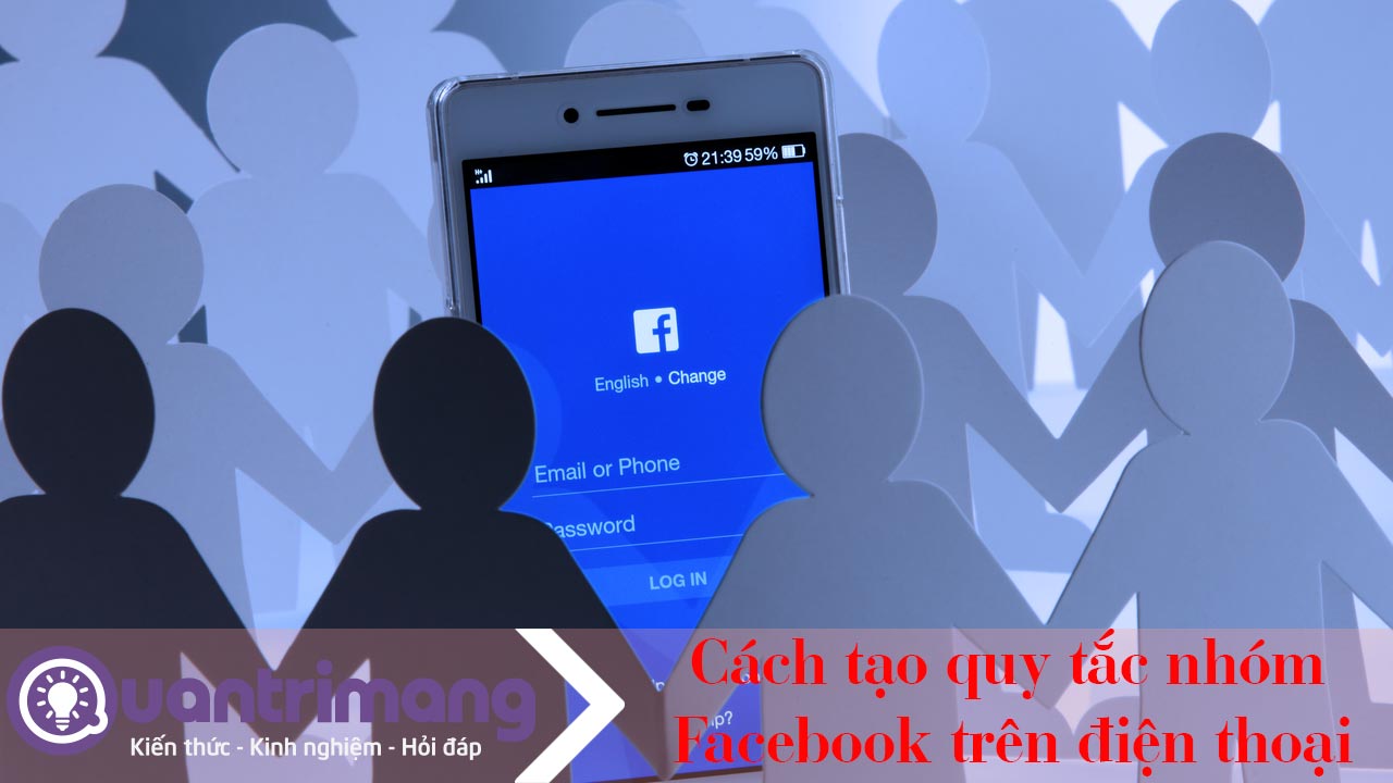 Cách tạo quy tắc nhóm Facebook Android, iOS