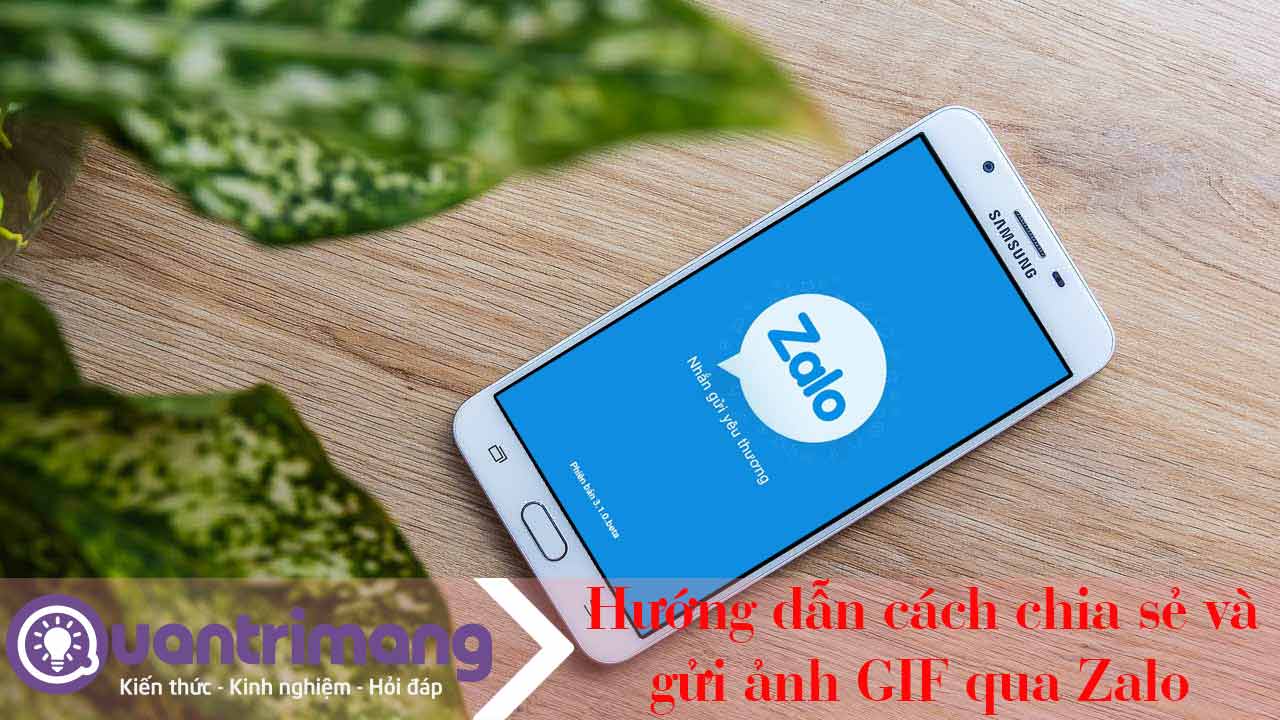 Cách gửi ảnh động trên Zalo