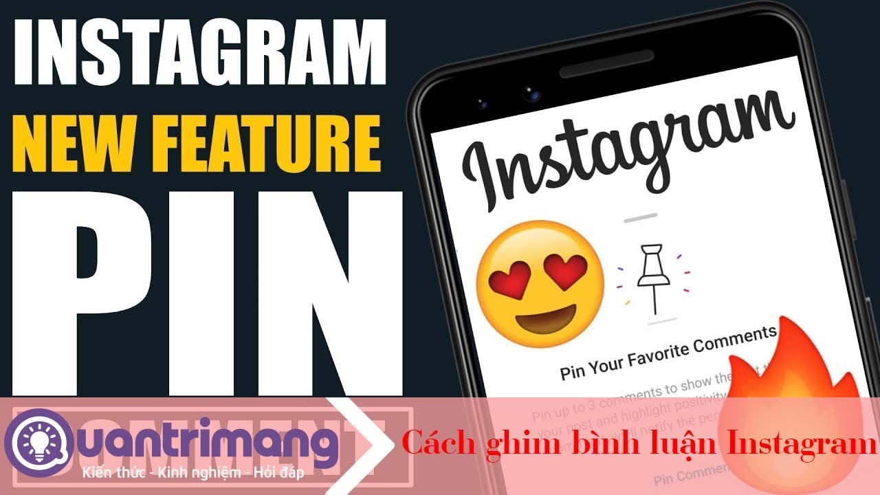 Cách ghim bình luận trên Instagram