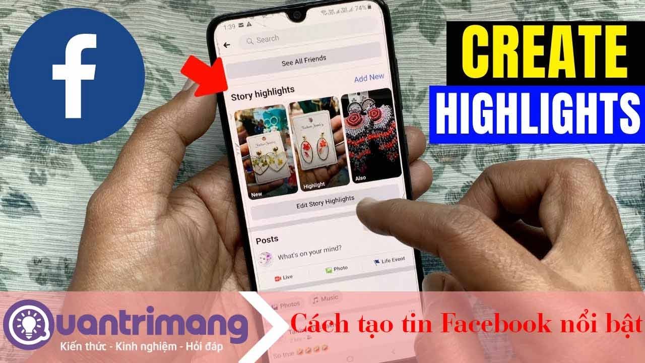 Cách tạo tin nổi bật trên Facebook