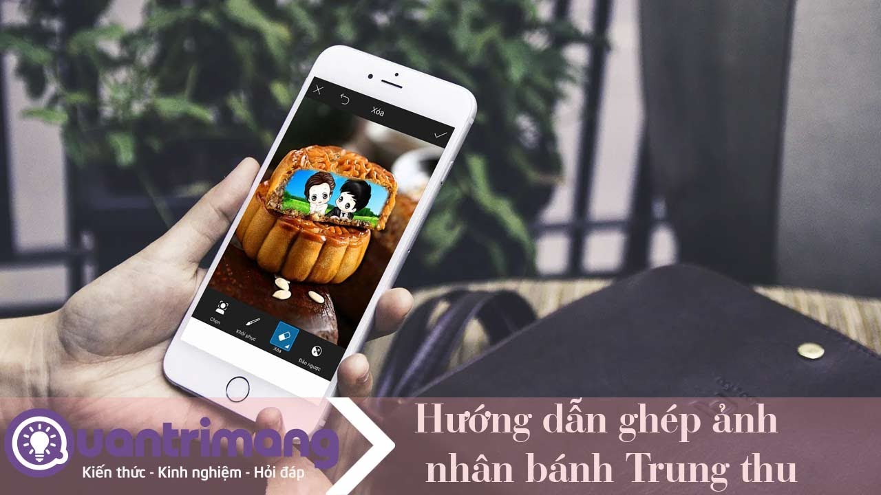 Hướng dẫn chế ảnh nhân bánh Trung thu