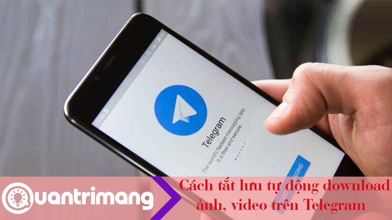 Cách tắt tự động tải ảnh trên Telegram iPhone