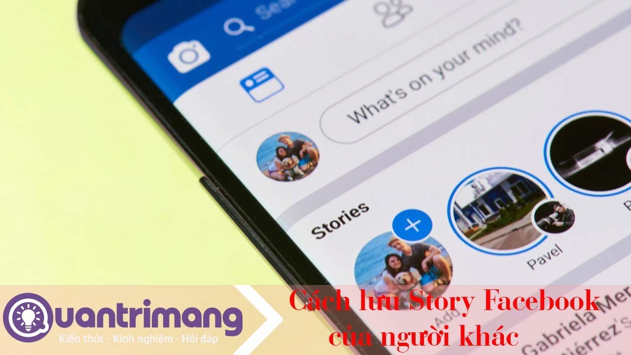 Cách lưu Story của người khác trên Facebook