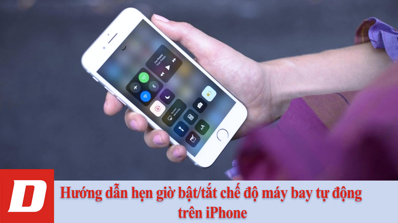 Hẹn giờ bật/tắt chế độ máy bay tự động trên iPhone