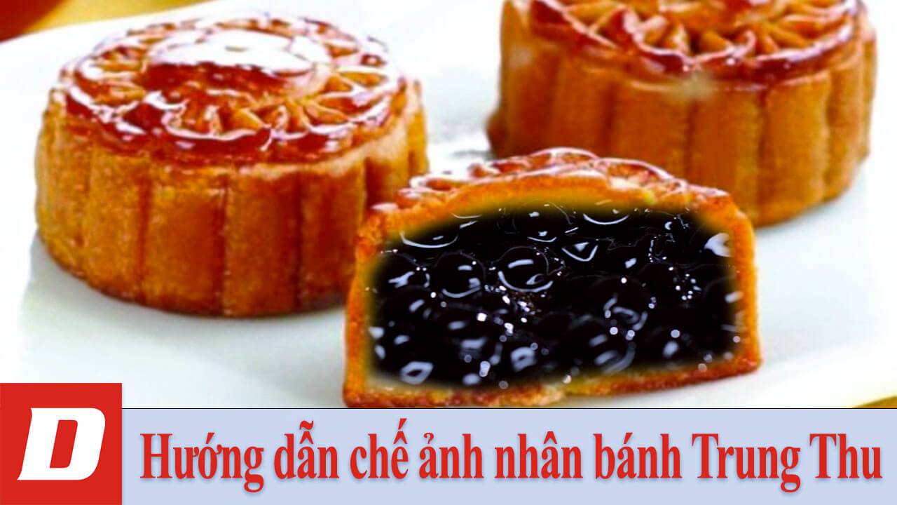 Hướng dẫn chế ảnh nhân bánh Trung Thu 