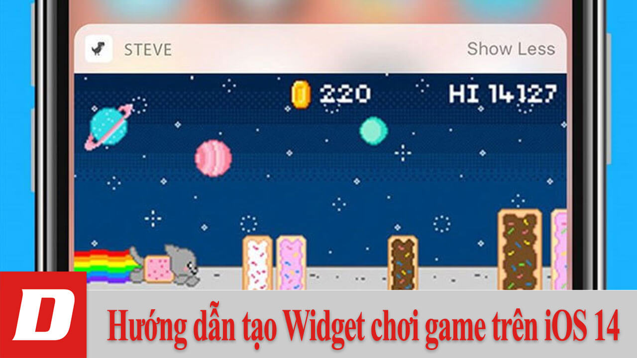 Hướng dẫn tạo Widget chơi game trên iOS 14