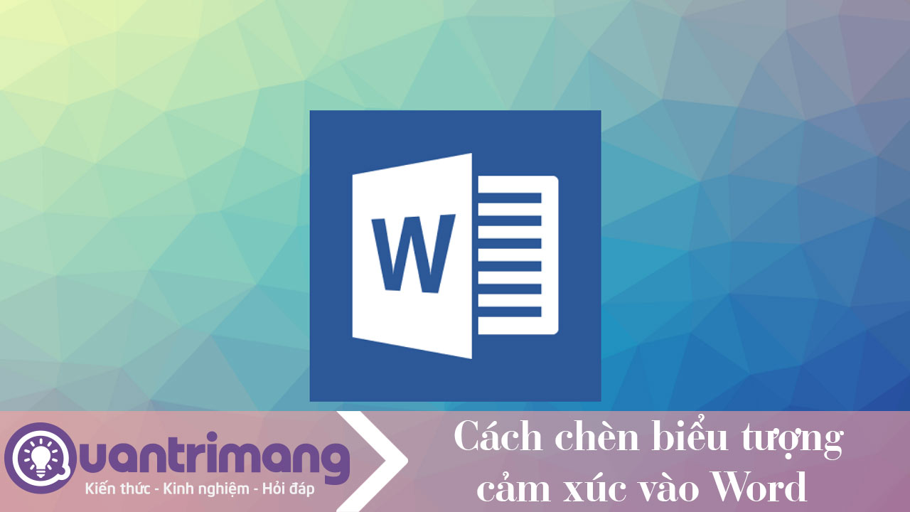 Cách chèn emoji vào Word
