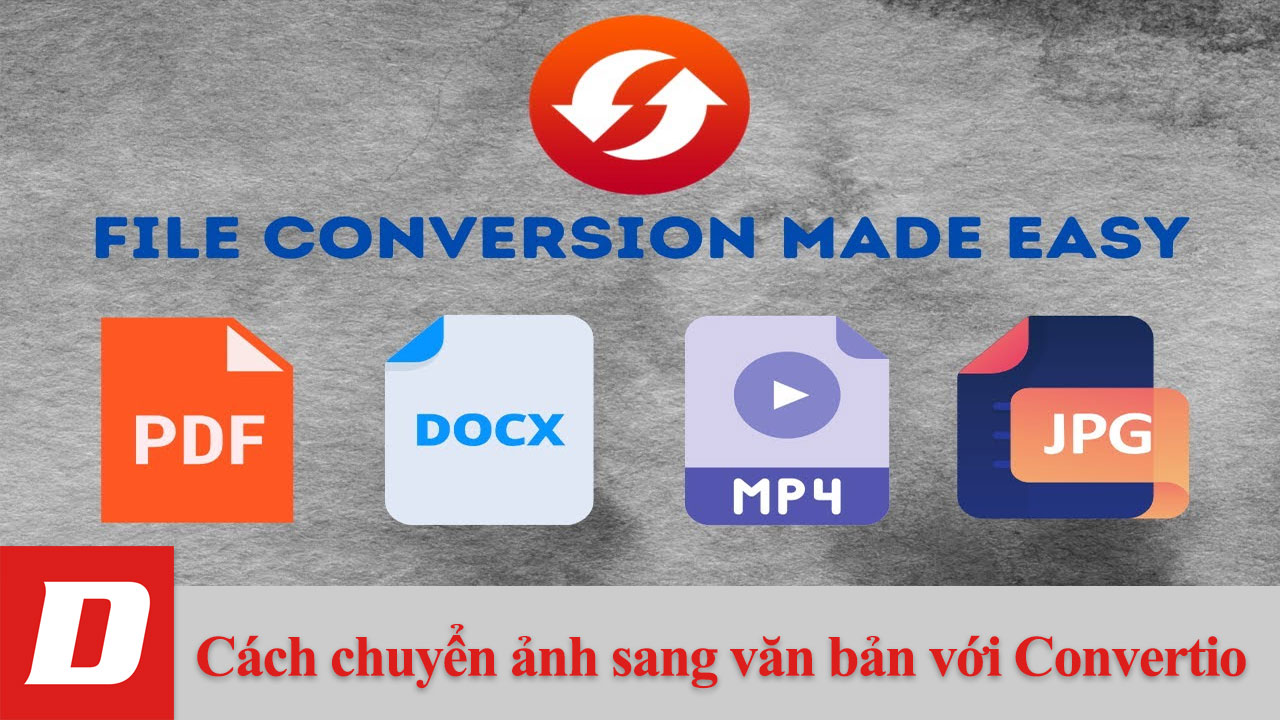 Cách chuyển ảnh sang văn bản với Convertio