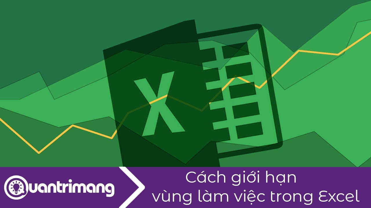 Cách thiết lập vùng làm việc bảng Excel