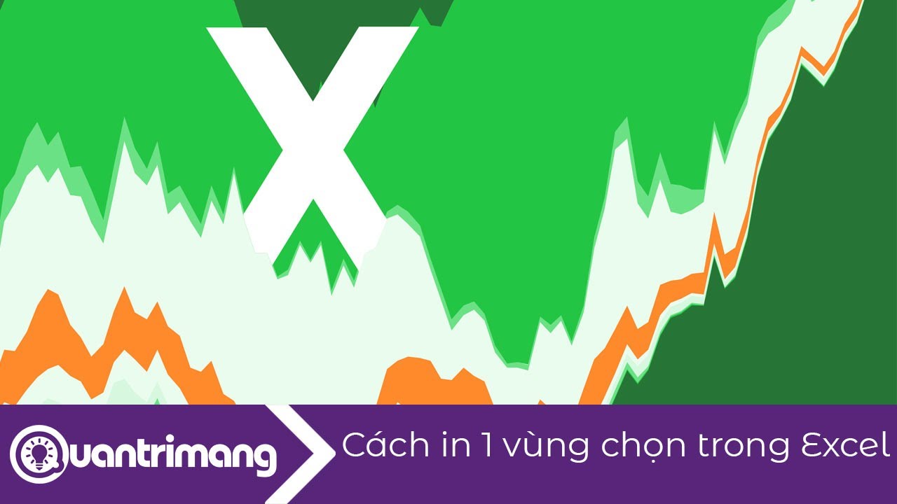 Cách in 1 vùng chọn trong Microsoft Excel