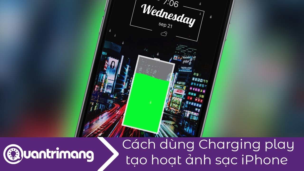 Cách dùng Charging play tạo hoạt ảnh sạc iPhone
