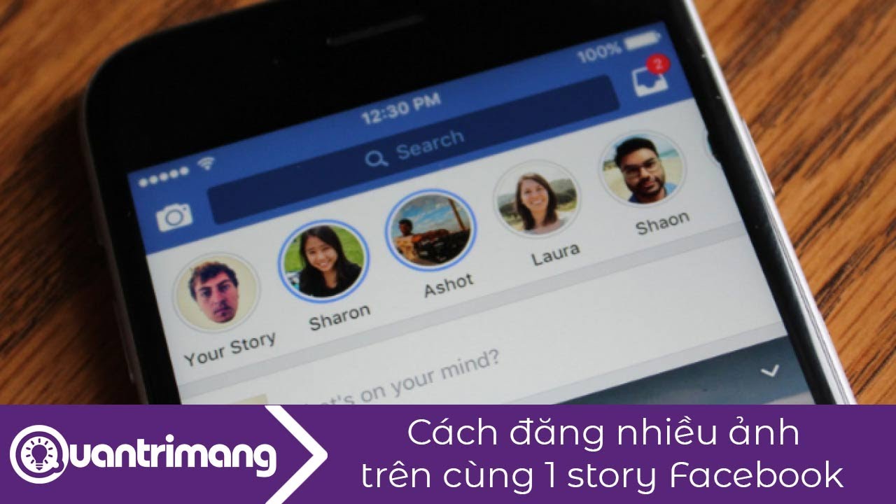 Cách chèn nhiều ảnh vào Story Facebook